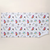 Memphis Style Tropical Summer Pattern Strandlaken (Voorkant)