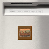 Memphis Sunrise Magnet (Insitu (Vaatwasser))