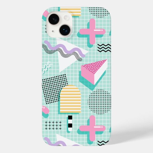 Memphis Sweet Candies Case-Mate iPhone Case (Achterkant)