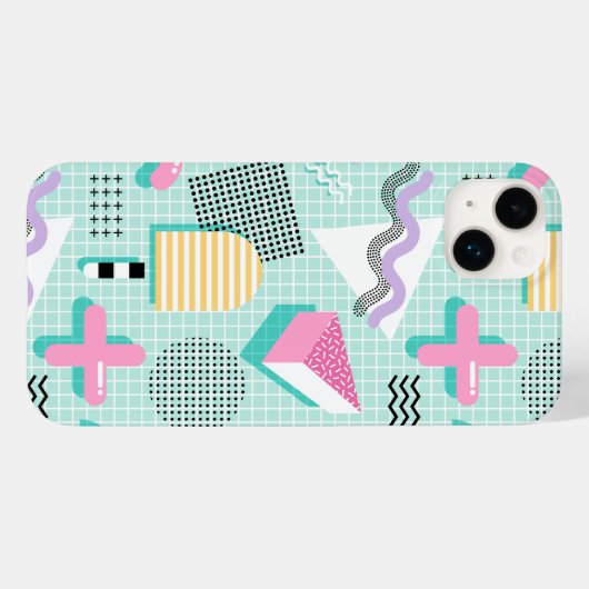 Memphis Sweet Candies Case-Mate iPhone Case (Achterkant (horizontaal))