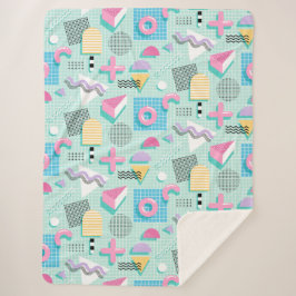 Memphis Sweet Candies Sherpa Deken