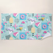 Memphis Sweet Candies Strandlaken (Voorkant)