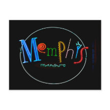 Memphis Tennesse Beale Street Neon Music Sign