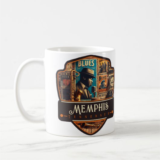 Memphis, Tennessee | Antiek Koffiemok (Links)
