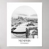 Memphis Tennessee Arch Fotoprint Poster (Voorkant)
