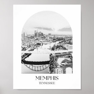 Memphis Tennessee Arch Fotoprint Poster