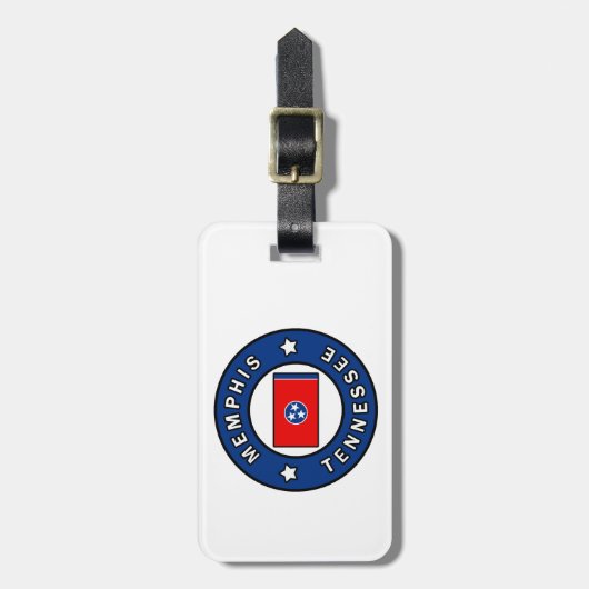 Memphis Tennessee Bagagelabel (Voorkant verticaal)