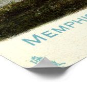 Memphis Tennessee, Boats at a Wharf 1906  Poster (Hoek)