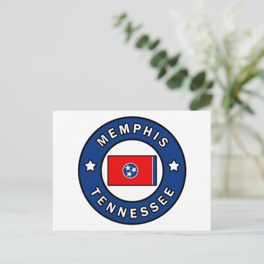 Memphis Tennessee Briefkaart (Staand voorkant)