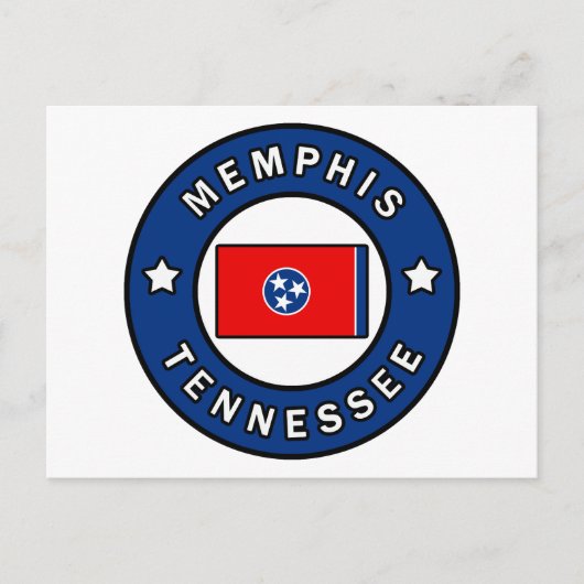 Memphis Tennessee Briefkaart (Voorkant)