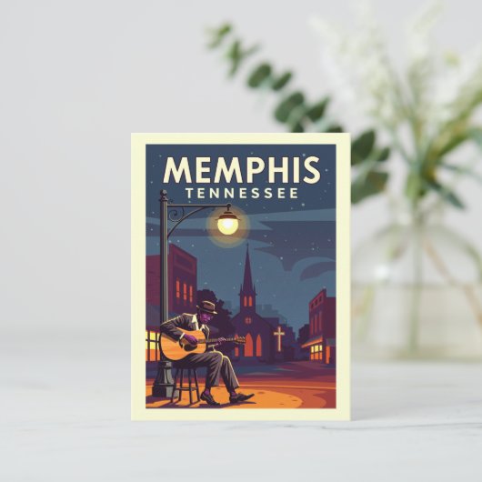  Memphis Tennessee Briefkaart (Staand voorkant)