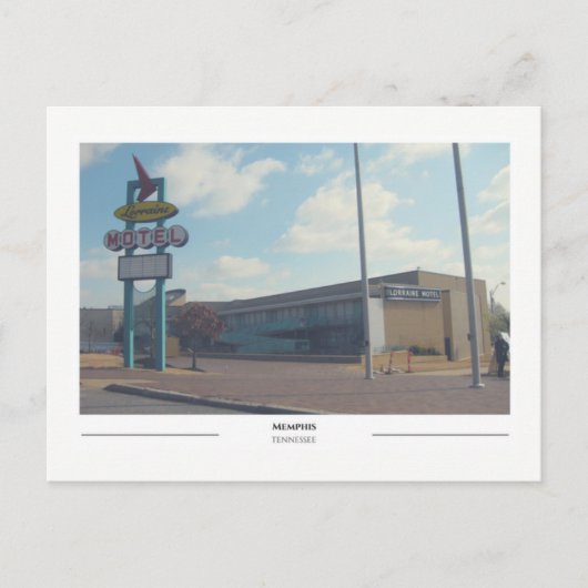 Memphis, Tennessee Briefkaart (Voorkant)