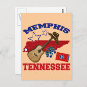 Memphis, Tennessee Briefkaart (Voorkant / Achterkant)