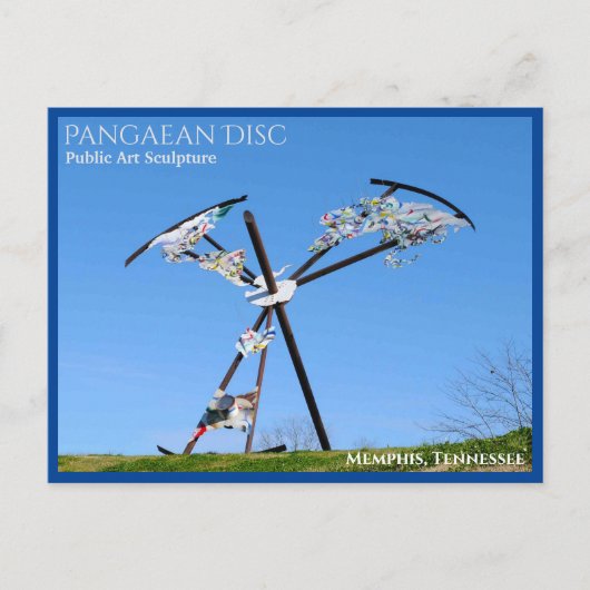 Memphis Tennessee Briefkaart TN (Voorkant)