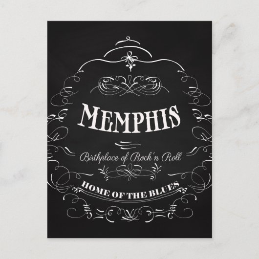 Memphis, Tennessee - City met Soul Briefkaart (Voorkant)