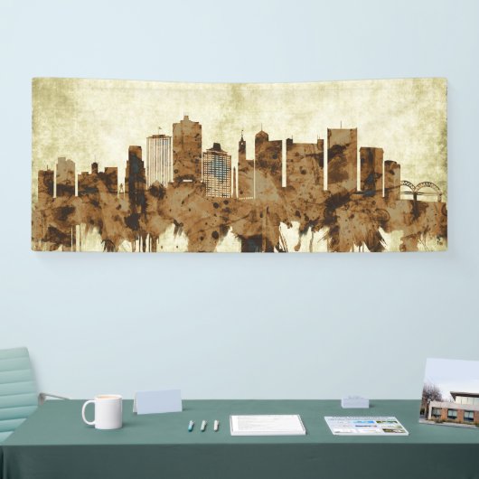 Memphis Tennessee Cityscape Spandoek (Beurs)