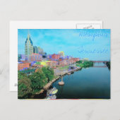 Memphis Tennessee Colored Post Card Briefkaart (Voorkant / Achterkant)