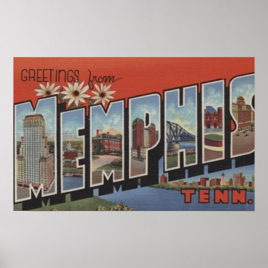 Memphis, Tennessee - Grote Letter-scènes 2 Poster (Voorkant)