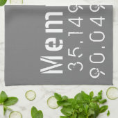 Memphis Tennessee Latitude Theedoek (Gevouwen)