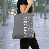 Memphis Tennessee Latitude Tote Bag