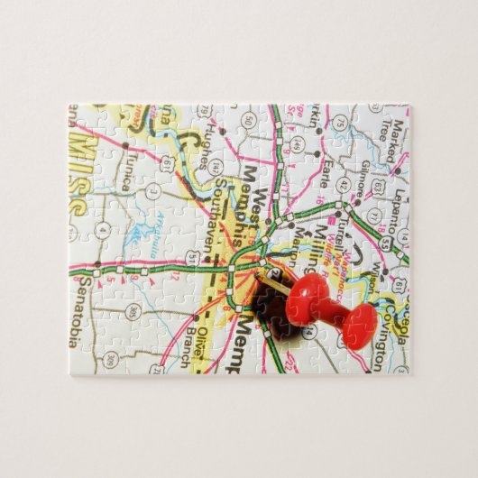 Memphis, Tennessee Legpuzzel (Horizontaal)