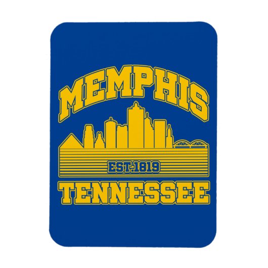 Memphis, Tennessee Magneet (Verticaal)