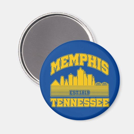 Memphis, Tennessee Magneet (Voorkant / Achterkant)