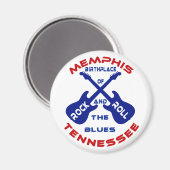 Memphis, Tennessee Magneet (Voorkant / Achterkant)