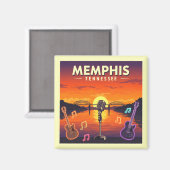 Memphis Tennessee Magneet (Voorkant / Achterkant)