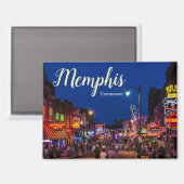 Memphis Tennessee Magneet Souvenir Cadeau (Voorkant / Achterkant)