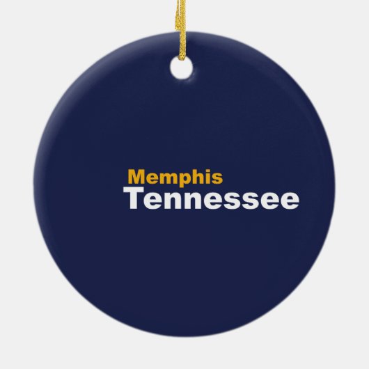 Memphis, Tennessee Ornament (Achterkant)