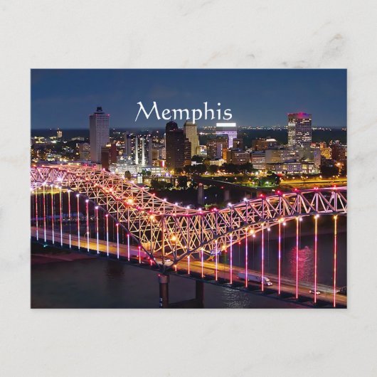 Memphis, Tennessee Personalized Feestdagenkaart (Voorkant)