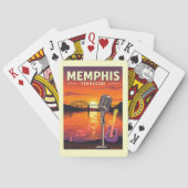 Memphis Tennessee Pokerkaarten (Achterkant)