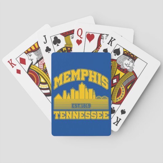 Memphis, Tennessee Pokerkaarten (Achterkant)