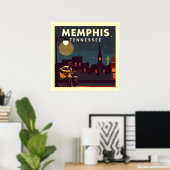 Memphis Tennessee Poster (Thuiskantoor)