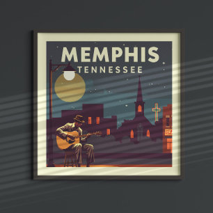  Memphis Tennessee Poster