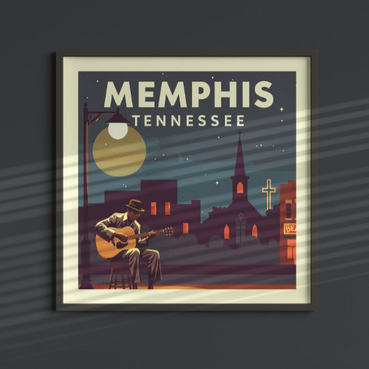 Memphis Tennessee Poster