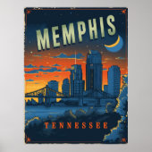  Memphis, Tennessee Poster (Voorkant)