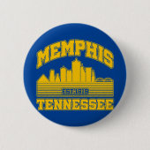 Memphis, Tennessee Ronde Button 5,7 Cm (Voorkant)