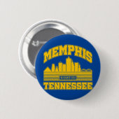 Memphis, Tennessee Ronde Button 5,7 Cm (Voorkant /achterkant)