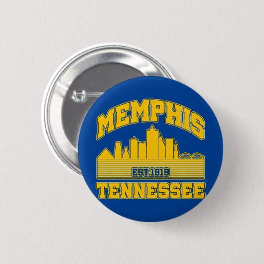 Memphis, Tennessee Ronde Button 5,7 Cm (Voorkant /achterkant)