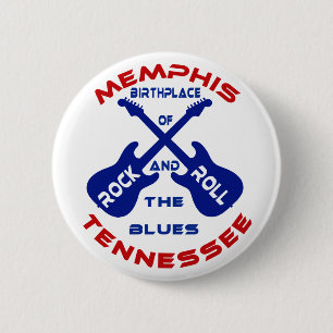Memphis, Tennessee Ronde Button 5,7 Cm