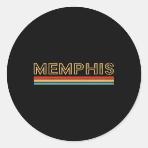 Memphis Tennessee Ronde Sticker