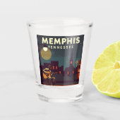 Memphis Tennessee Shot Glas (Voorkant)