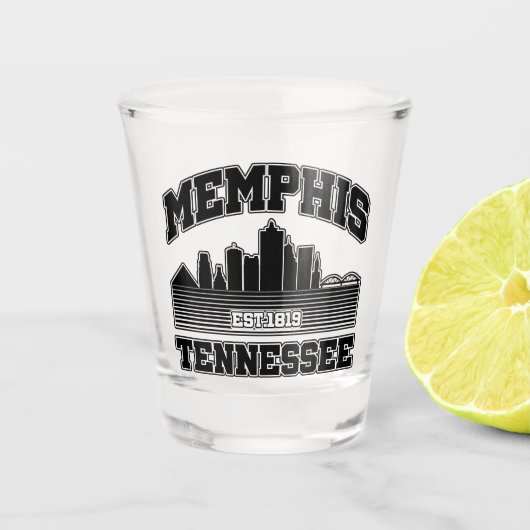 Memphis, Tennessee Shot Glas (Voorkant)