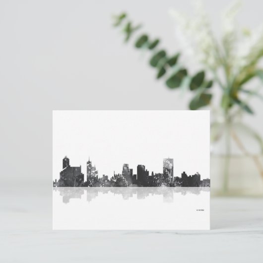 MEMPHIS, TENNESSEE SKYLINE BRIEFKAART (Staand voorkant)