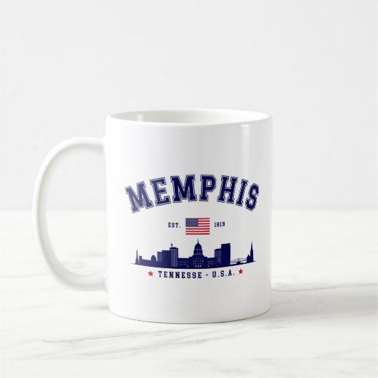"Memphis Tennessee – Skyline City Koffiemok (Links)
