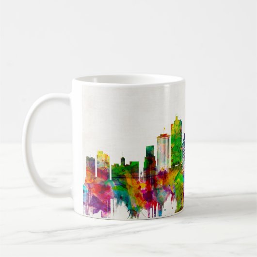 Memphis Tennessee Skyline Koffiemok (Links)