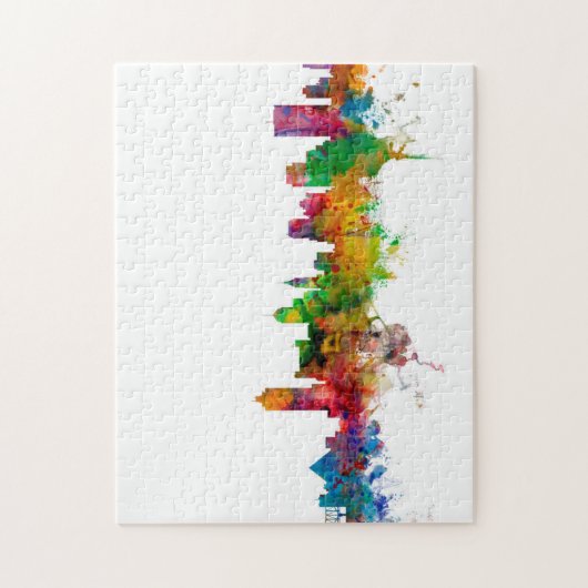 Memphis Tennessee Skyline Legpuzzel (Verticaal)