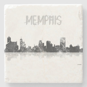 MEMPHIS, TENNESSEE SKYLINE STENEN ONDERZETTER